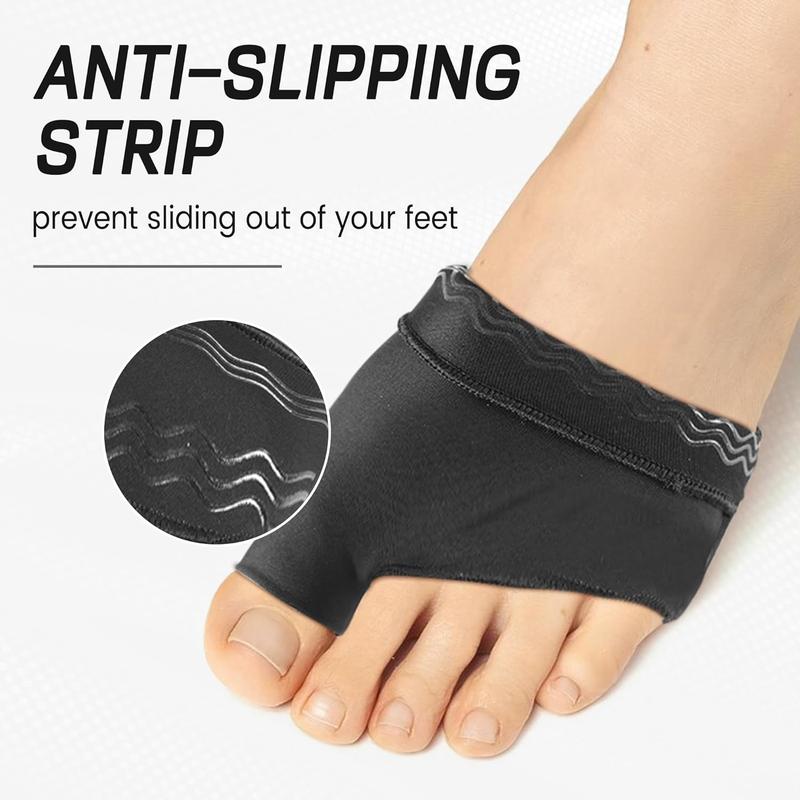 2Pairs Bunion Corrector Relief Sleeve,Anti Slip Bunion Gel Cushion Pads,Bunion Socks for Hallux Valgus,Big Toe Alignment Relief,Bunion pain relief,for Men & Women.