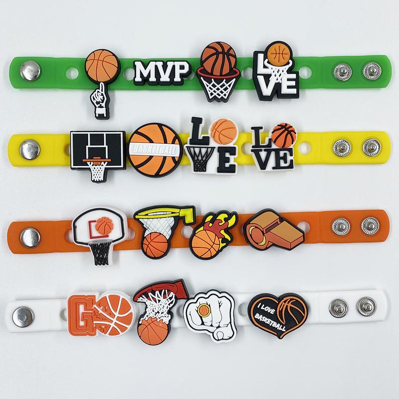 25PCS Basketball Shoe Charms PVC Charms for Shoes Decoration Charms