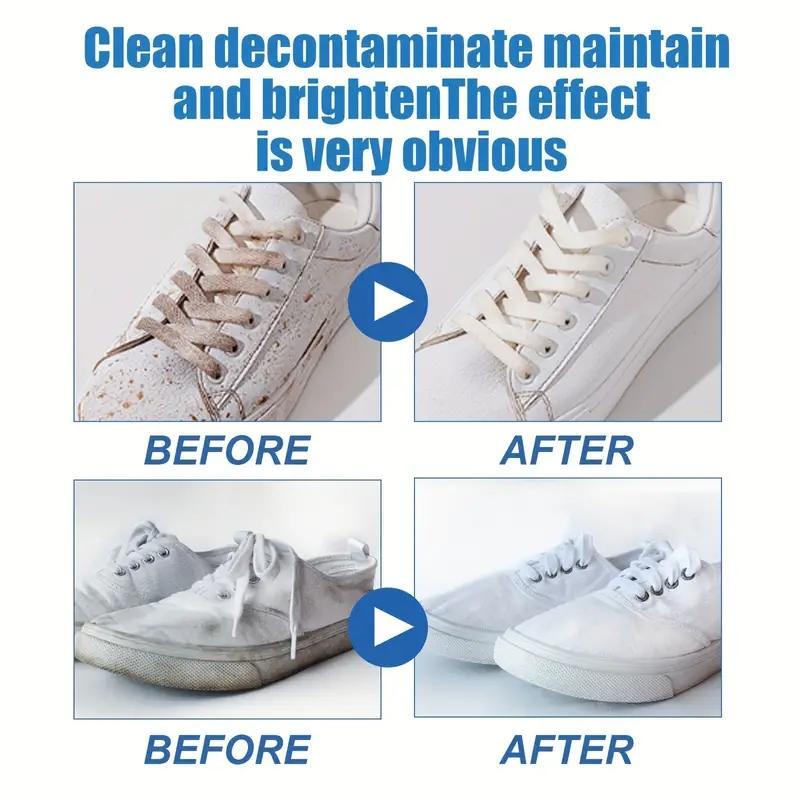 Multipurpose Cleaning Mousse with Brush, Stain Remover Shoe Cleaning Bubble Mousse, Household Cleaning Supplies