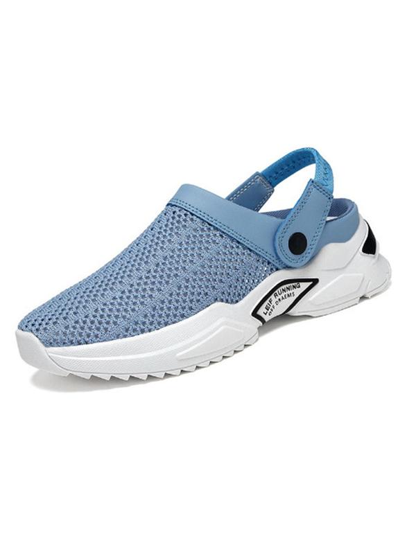 Men's Casual Mesh Breathable Slip on Sandals, Comfortable Lightweight Non-slip Sandals for Summer, Fashion Shoes for Outdoor Beach