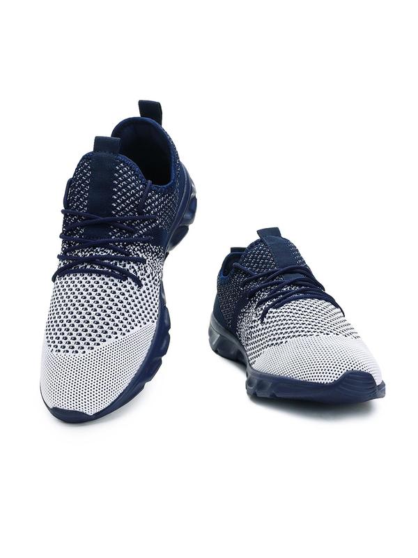 Men's Fashionable Breathable Lightweight Mesh Sneakers, 2024 New Style Casual Comfortable Running Sports Shoes, Male All-match Round Toe Shoes for Daily Wear