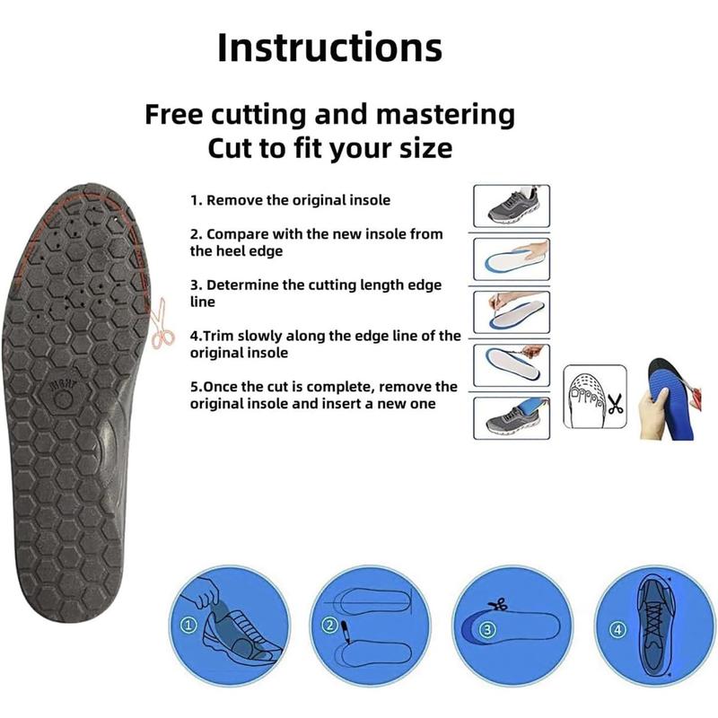 Comfortable Insoles, Acupressure Insoles, Orthotic Massage Insoles, Acupoint Massage Insoles for Women Men