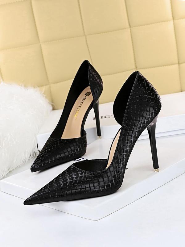 Women's Fashionable Solid Color Stiletto Heels, Elegant Fashion Pointed Toe High Heels for Party, Daily Clothing Decor, Perfect for Women and Outdoor