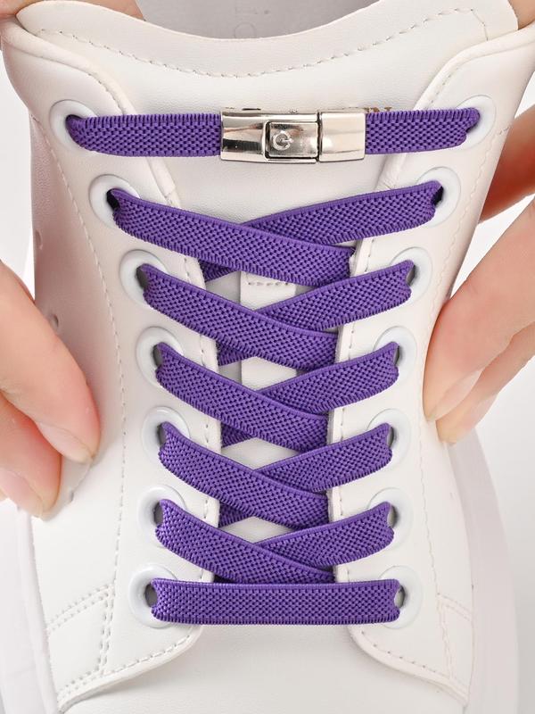 Simple Ombre Color Lace-up Shoes Shoelaces, Casual Elastic Shoelaces for Men & Women, Shoes Accessories for Daily Use