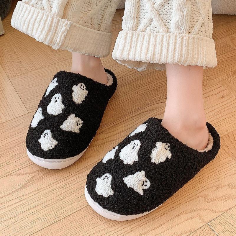 Womens Slippers Fuzzy House Shoe Black Friday Cozy Slippers for Women Men Indoor Fluffy Slippers with Anti-Skid Sole Footwear Girl Walking Shoes