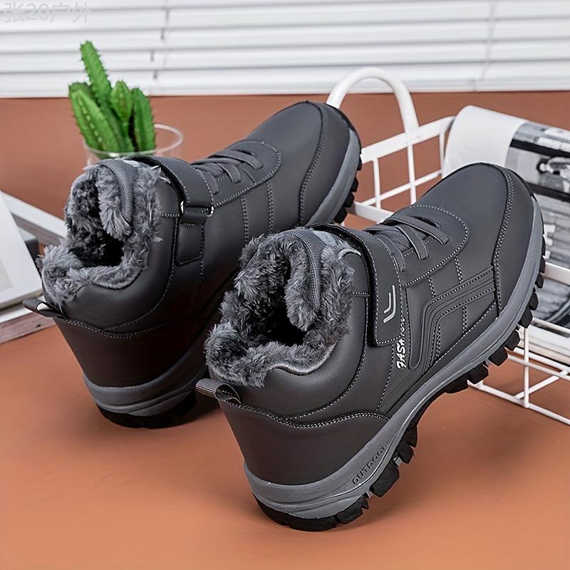 2023 Winter Boots Men Shoes Snow Boot Man Plush Keep Warm Sneakers Man Outdoor Ankle Snow Boots Casual Shoes