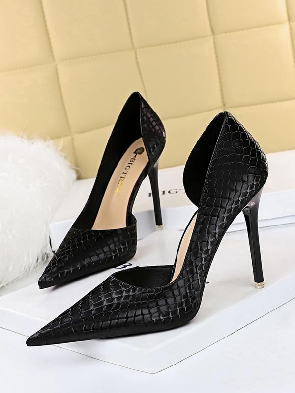 Women's Fashionable Solid Color Stiletto Heels, Elegant Fashion Pointed Toe High Heels for Party, Daily Clothing Decor, Perfect for Women and Outdoor