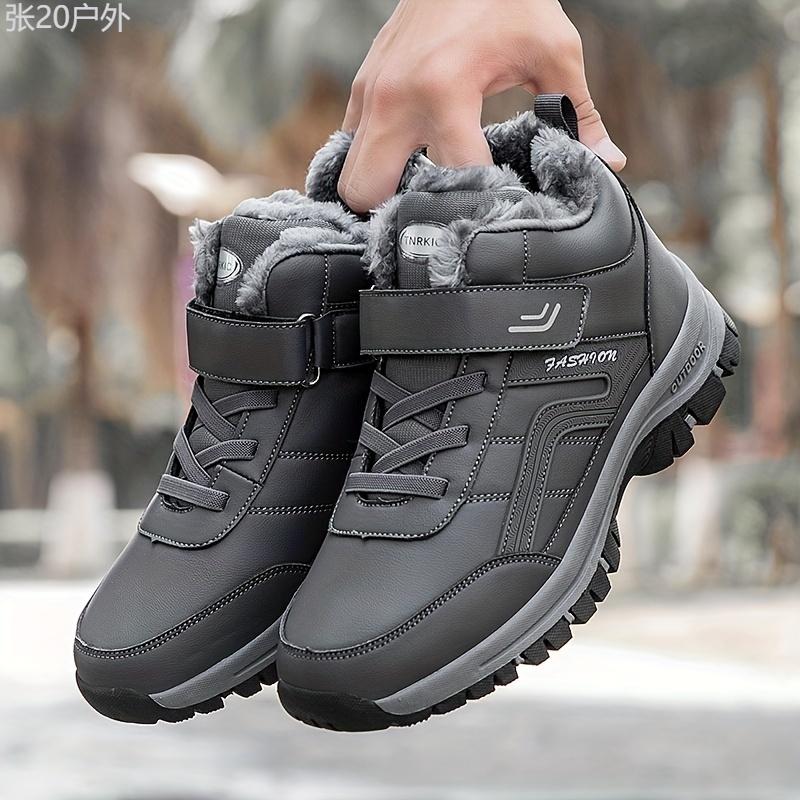 2023 Winter Boots Men Shoes Snow Boot Man Plush Keep Warm Sneakers Man Outdoor Ankle Snow Boots Casual Shoes