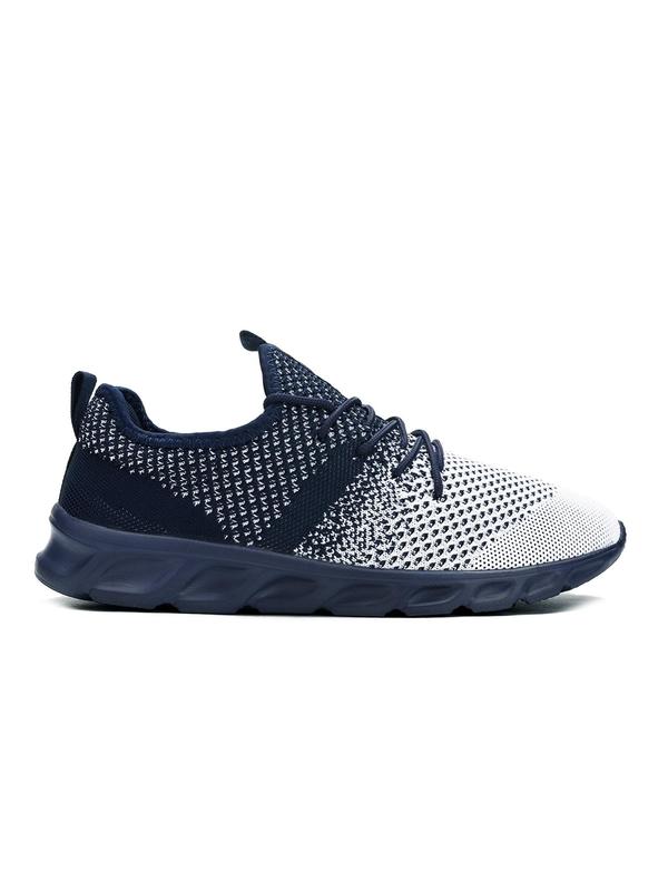 Men's Fashionable Breathable Lightweight Mesh Sneakers, 2024 New Style Casual Comfortable Running Sports Shoes, Male All-match Round Toe Shoes for Daily Wear