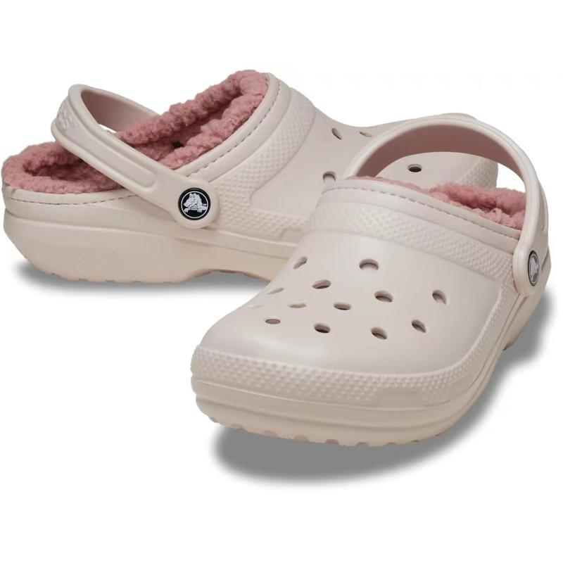 Crocs Unisex-Adult Baya Lined Fuzz Strap Clogs