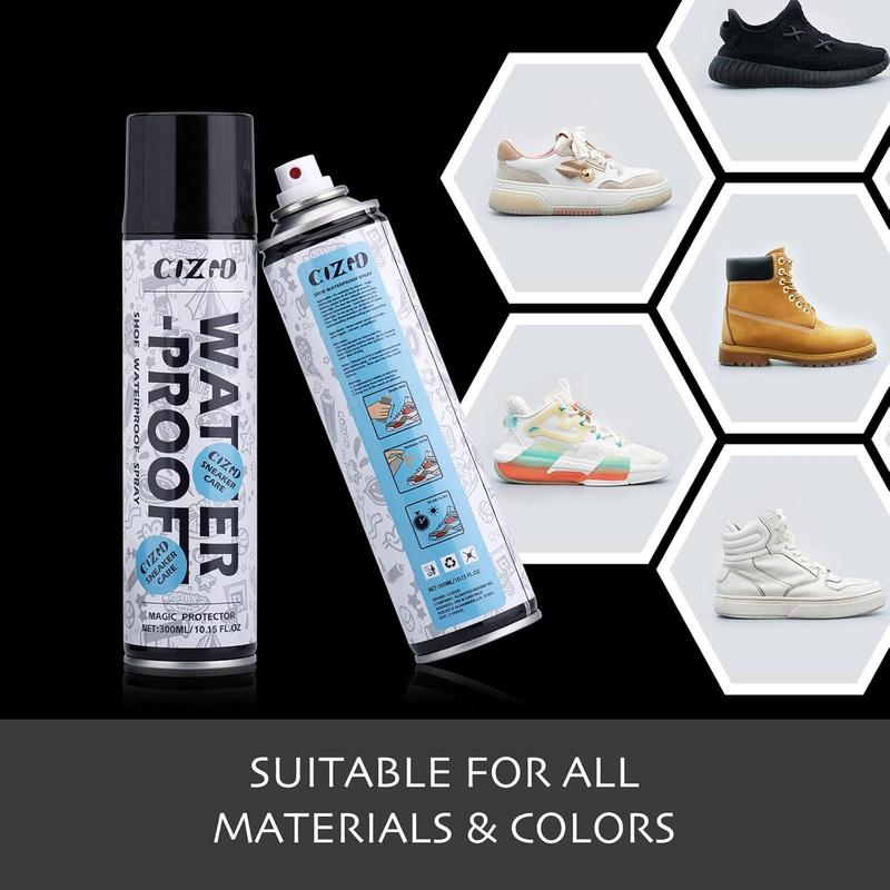 COZGO Protect Shoe Protector Spray, Nano Waterproof Spray for Sneaker, Suede, Leather, Canvas, Nubuck, Fabric, Nylon, 10.15 Oz - Comfort, Footwear