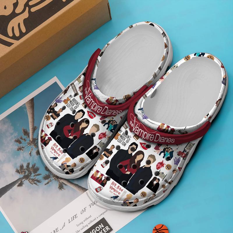 The Vampire Diaries TV Series Clogs Shoes Comfortable For Men Women