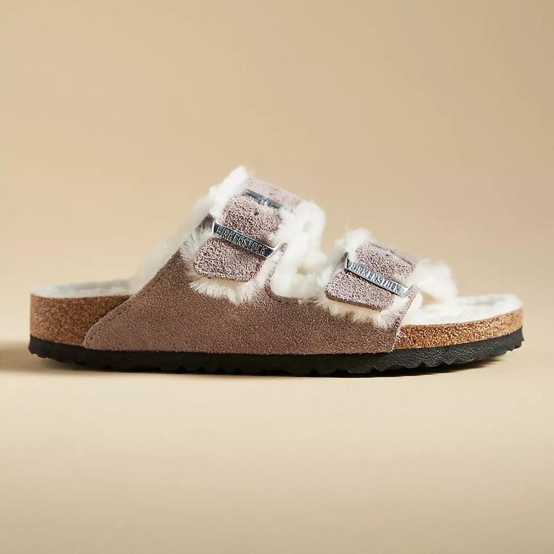 Birkenstock Arizona Shearling-Lined Sandals