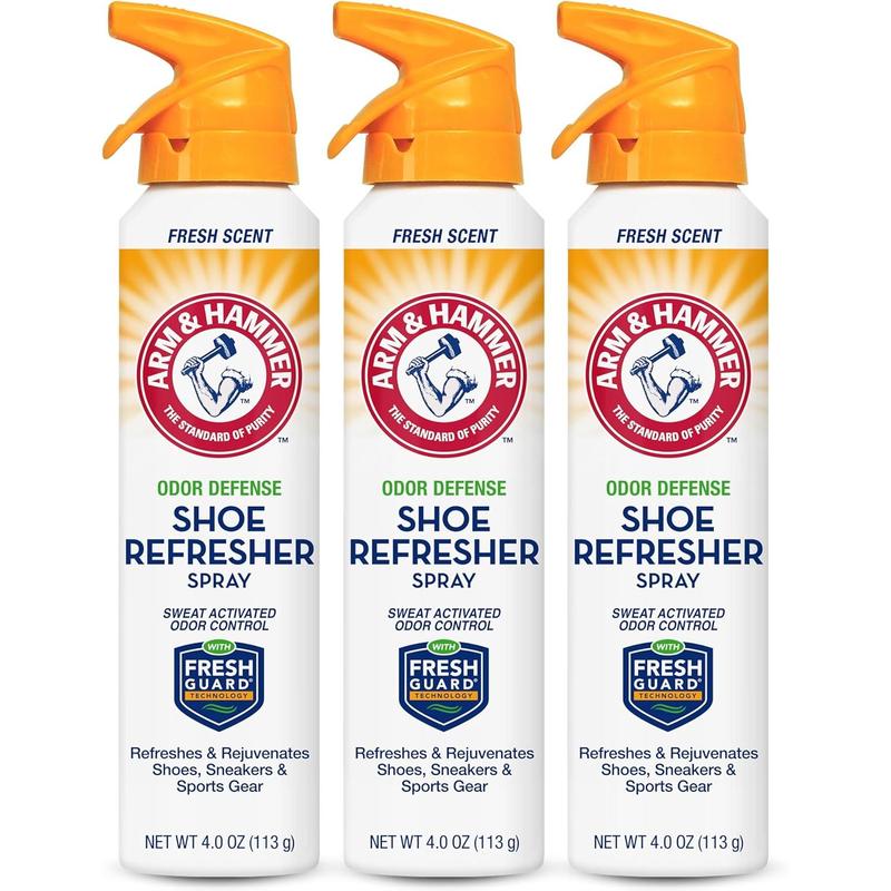 Black Friday Shoe Refresher Spray, Multi-Purpose Odor Remover for All Types of Footwear, Shoe Deodorizer Spray, Shoe Odor Eliminator, Shoe Spray, Shoe Smell Eliminator, 4 oz (3 Pack)