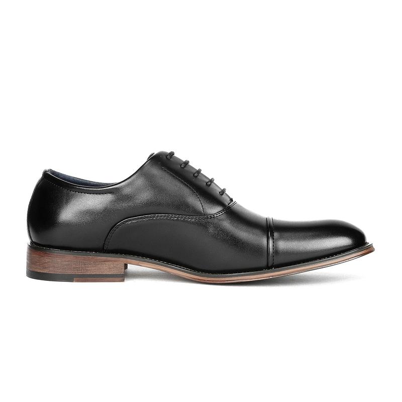 Bruno Marc Men's Formal Wide-Fit Cap Toe Oxford Shoes