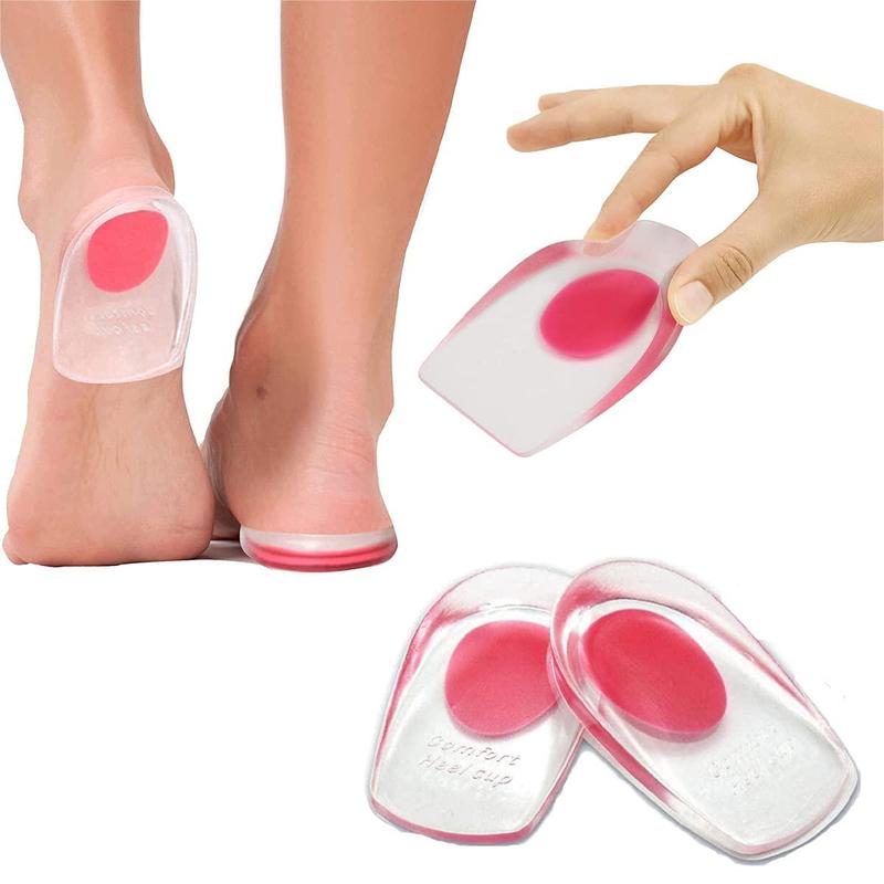 Soft Silicone Gel Insoles, 1 Pair Transparent Foot Massager, Foot Care Tool for Men & Women, Sports Insoles for Running, Jogging, Walking