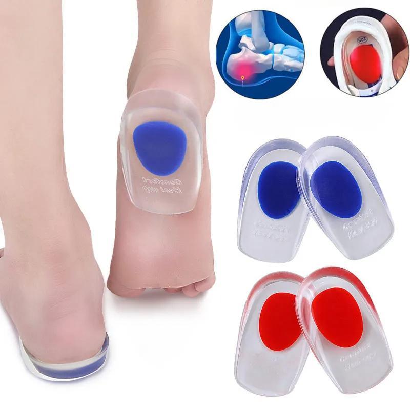 Soft Silicone Gel Insoles, 1 Pair Transparent Foot Massager, Foot Care Tool for Men & Women, Sports Insoles for Running, Jogging, Walking