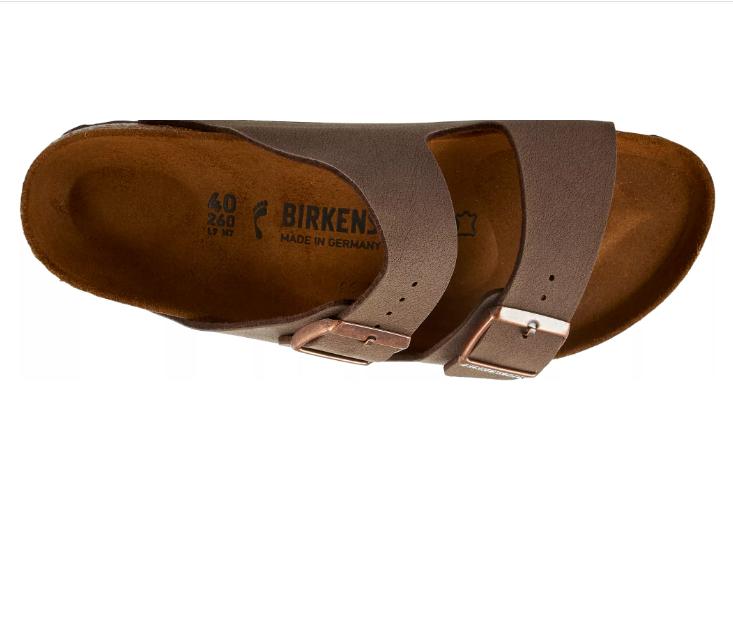 Birkenstock Women's Arizona Birkibuc Sandals - Color: Mocha