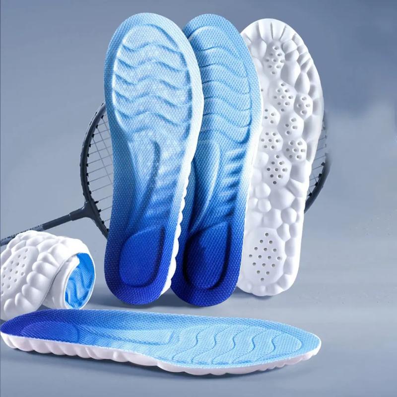 4D Super Soft Max Comfort Shoe Insoles + Foot Arch Support! Footwear Foam