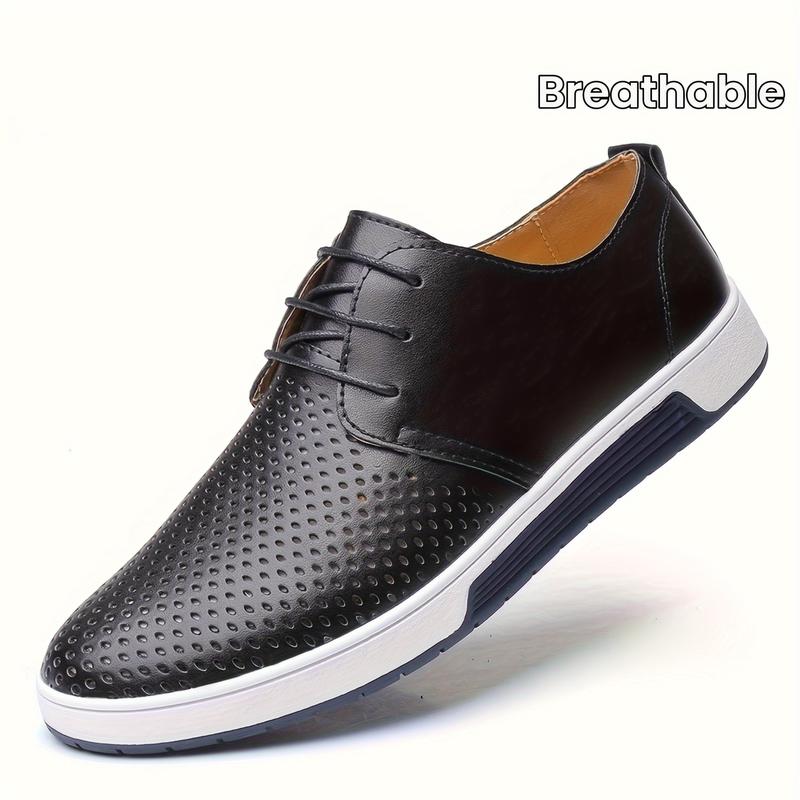 Men's Formal Wear Shoes, Oxford Sneaker Breathable Flat Shoes, Suitable for Office and Wedding