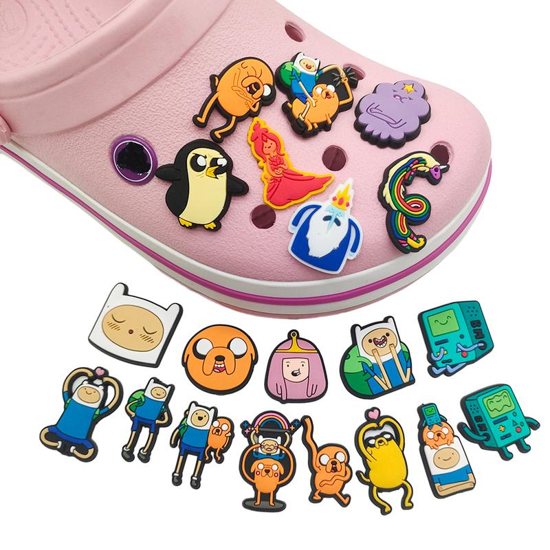 20 PCS Cute Cartoon  Croc Shoe Charms for Girls Women, Aesthetic Shoe Decoration Charms for Clog Slides Sandals, Footwear Comfort Bridal Bedroom