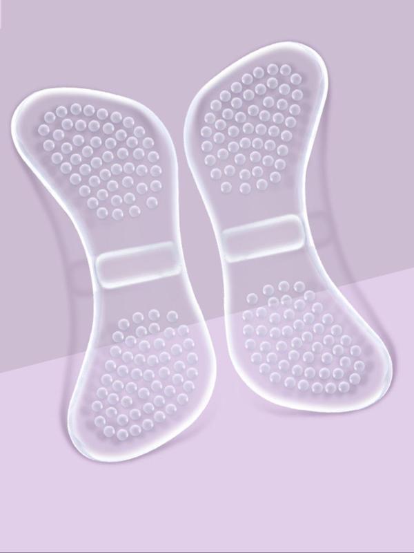 Transparent Silicone Heel Protector, Anti-wear & Anti-heel Loss Heel Protective Sticker, Light and Soft, Easy To Clean, for People with Too Large Shoes