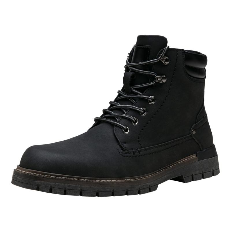 Men's Boots Zipper Casual Boots Hiking Chukka Boots for Men