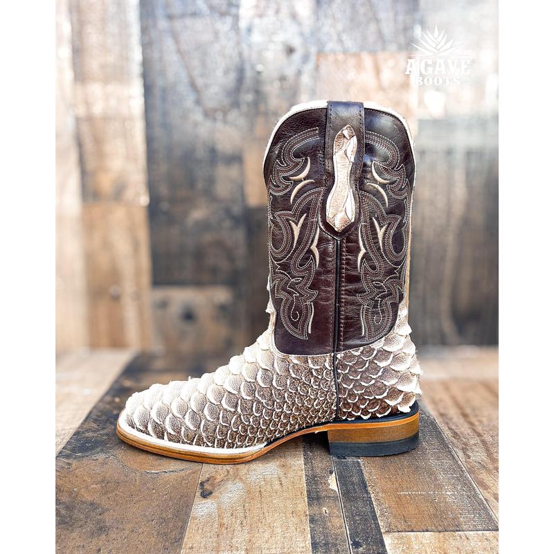 PYTHON PRINT MATTE | MEN SQUARE TOE WESTERN COWBOY BOOTS