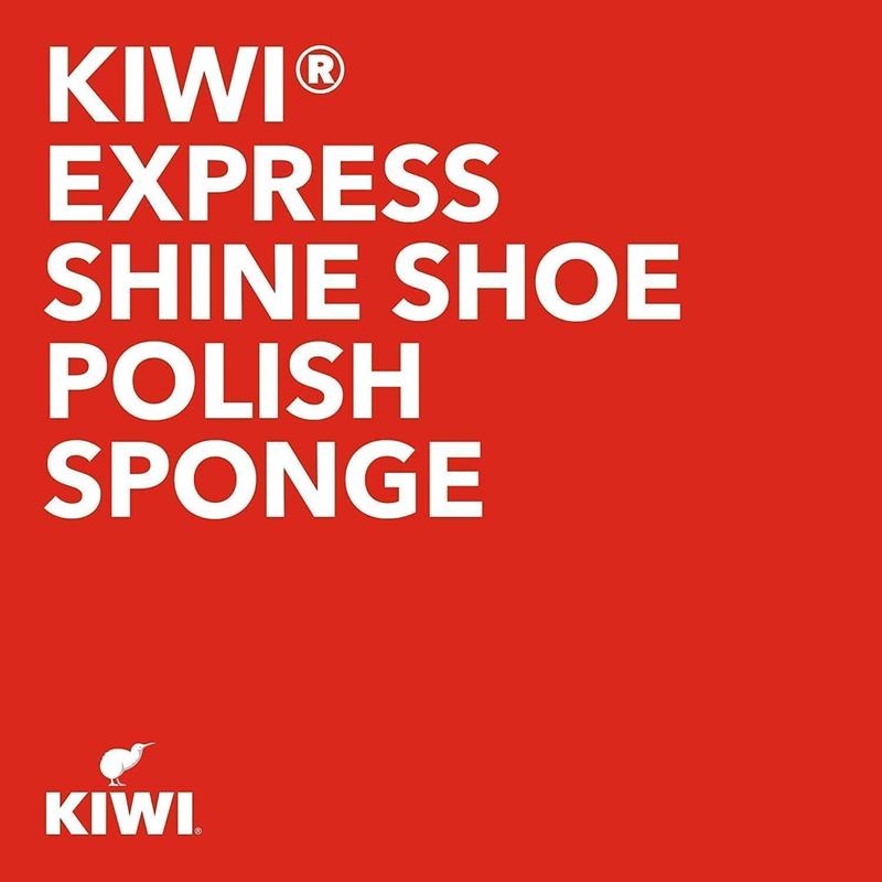 KIWI Express Shoe Shine Sponge for Leather Care - Black, 0.23 Fl Oz (Pack of 1) - Footwear, Comfort