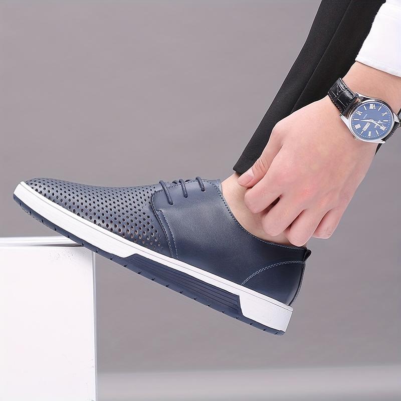 Men's Formal Wear Shoes, Oxford Sneaker Breathable Flat Shoes, Suitable for Office and Wedding