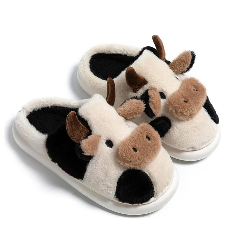 Cozy Soft Plush Slippers - Slippers with Anti-Skid Sole, Soft Faux Fur Lining, and Warm Winter Design for Women Men's Indoor Comfort - Perfect for Cold Winter Nights