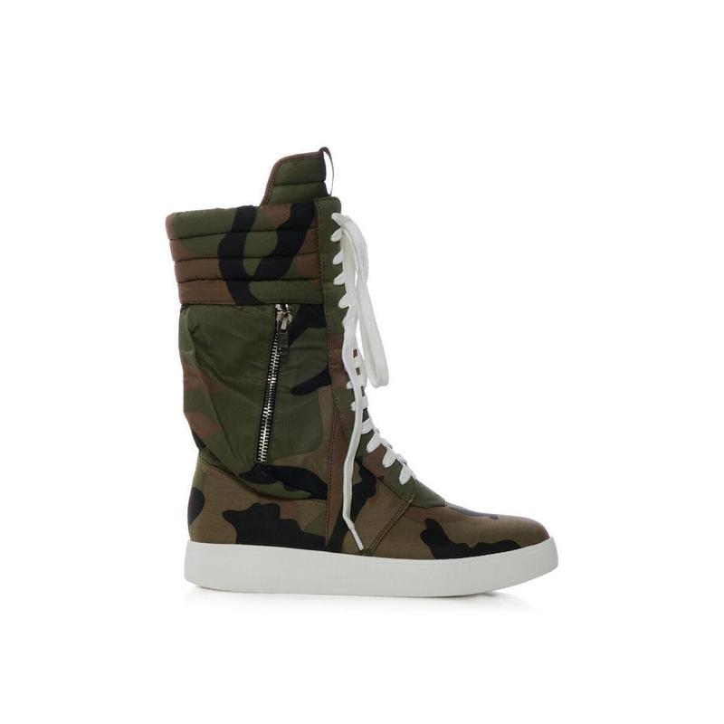 AZALEA WANG TONY CAMO SNEAKER Shoe Walking Shoes