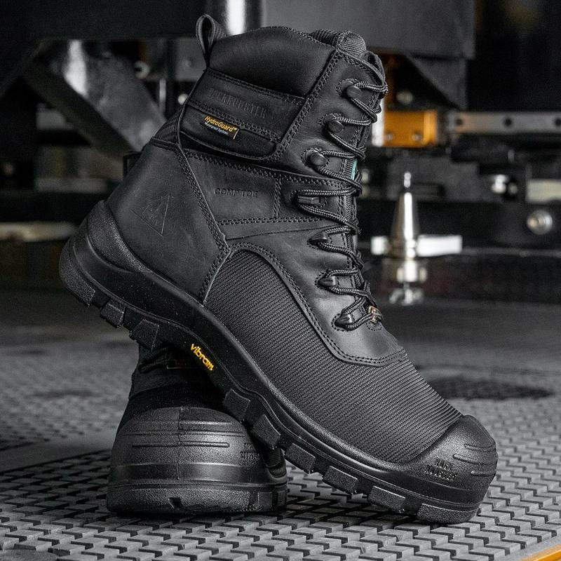 RockRooster Beaufort cut-resistant  Black boots VAK830 Footwear Comfort Shoe boots