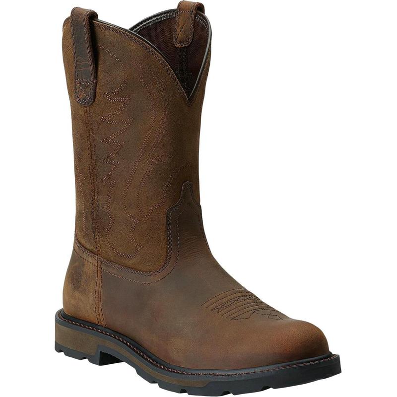 Ariat Men's Groundbreaker Pull On Work Boot Round Toe - 10014238