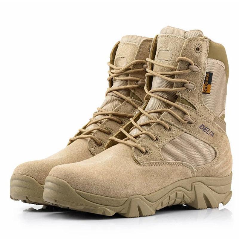 Men's Tactical Boots Light Duty Military Boots Men's Outdoor Men's Lace-Up