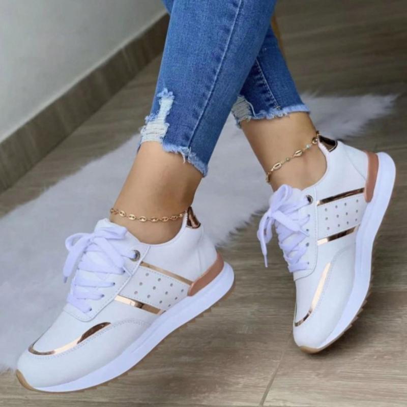 Women's Platform  Walking Shoes Pain Relief Casual Work Shoe Orthotic Arch Support Non Slip Wedge Tennis Sneakers