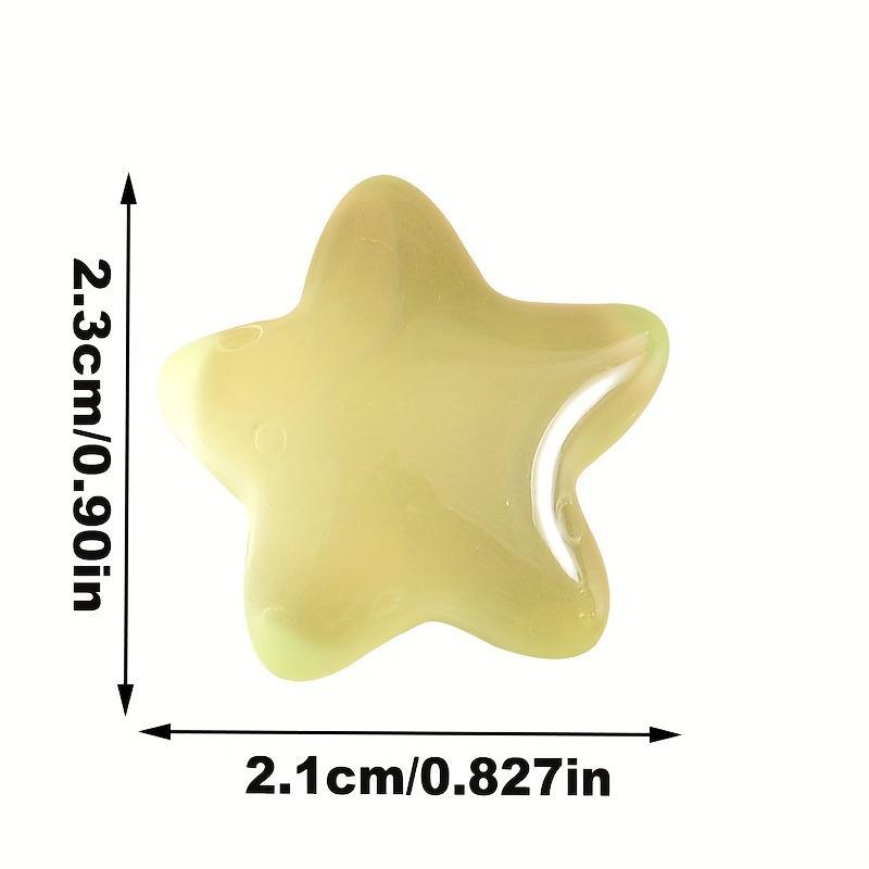 Random Color Star Shaped Shoe Charm, 14pcs 28pcs Cute Luminous Star Shaped Shoe Decorations, Fashionable Shoes Supplies for Clogs Decor, Car Decor