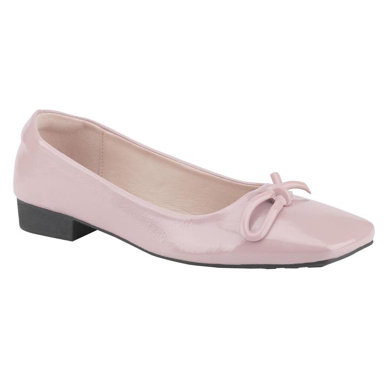 Belovely Bowknot Ballet Flats | Square Toe Slip-On Casual Shoes | Cottagecore Comfort Elegant Walking Shoes for Fall  Women Footwear