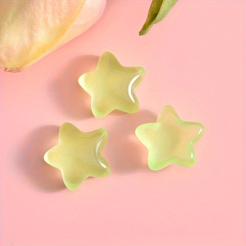 Random Color Star Shaped Shoe Charm, 14pcs 28pcs Cute Luminous Star Shaped Shoe Decorations, Fashionable Shoes Supplies for Clogs Decor, Car Decor