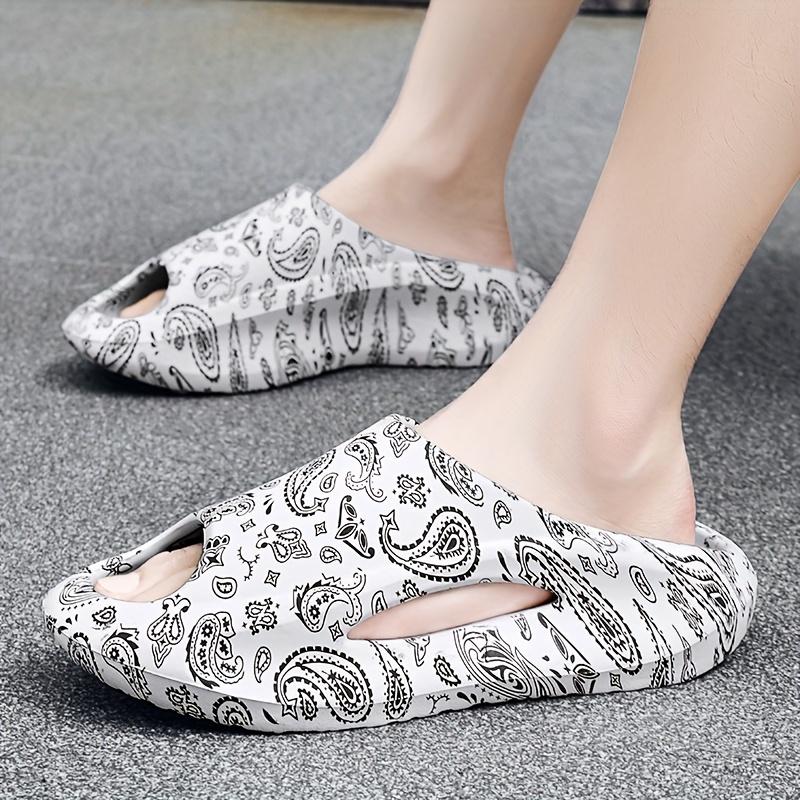 Unisex Fashion Street Style Open Toe Breathable Chunky Shoes, Comfortable and Non-Slip Durable Eva Slippers, Suitable for Men and Women