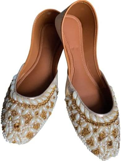 Bridal Khussa Jutti Footwear Flat, punjabi jutti