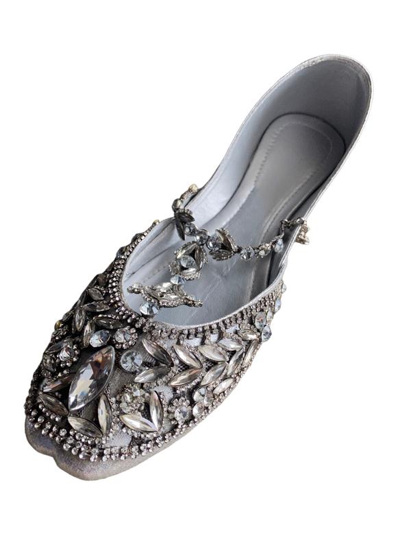 Bridal Khussa Jutti Footwear Flat, punjabi jutti