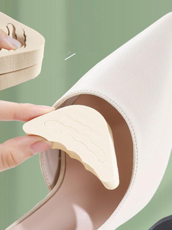 3 Pairs Thickened Super Soft Shoes Front Insole Sponge Half Pad for High Heels, Loafers, Adjustable Anti-abrasion Toe Protection, Anti-skid Toe Cushion, Pain Relief, Half Size Insole, Forefoot Pad