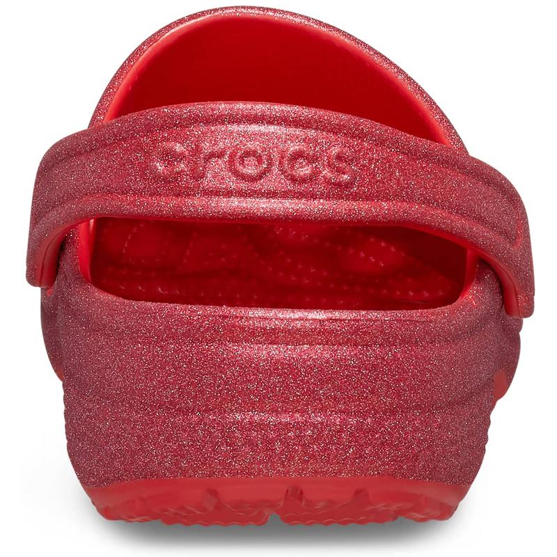 Crocs Unisex Adult Classic Glitter Clogs, Lightweight Comfortable Sparkly Shoes