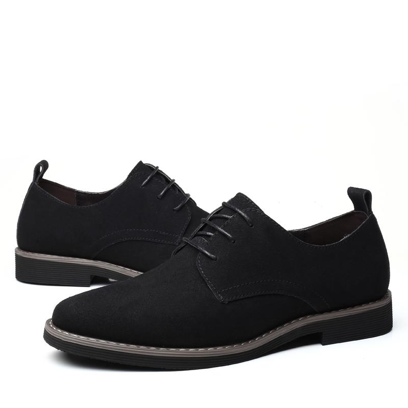 Mens Suede-Effect Derby Shoes - Classic Timeless Lace-up Front, Versatile Semi-Formal Style, Comfortable Durable Casual Dress Shoes for Business, Wedding, Formal Events and Everyday Wear - Elevate Your Men Style