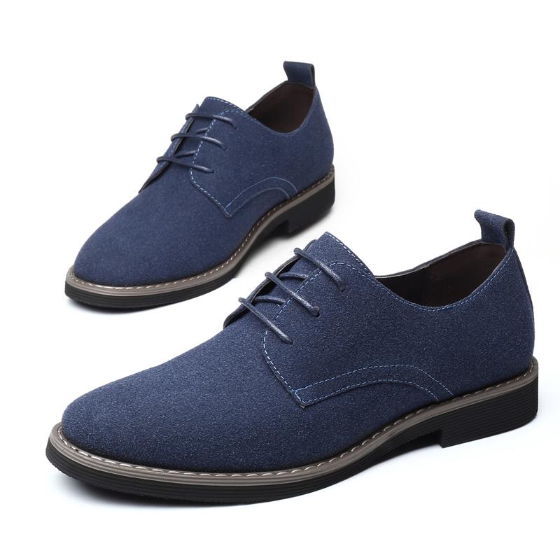 Mens Suede-Effect Derby Shoes - Classic Timeless Lace-up Front, Versatile Semi-Formal Style, Comfortable Durable Casual Dress Shoes for Business, Wedding, Formal Events and Everyday Wear - Elevate Your Men Style