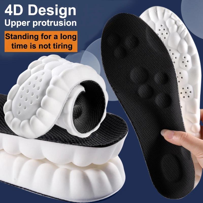 High Elastic Shock Absorbent Deodorant Sports Insoles Antibacterial Sweat Absorbent Men and Women Footwear  Soft Tactical Footwear Shoe Footwear Shoe