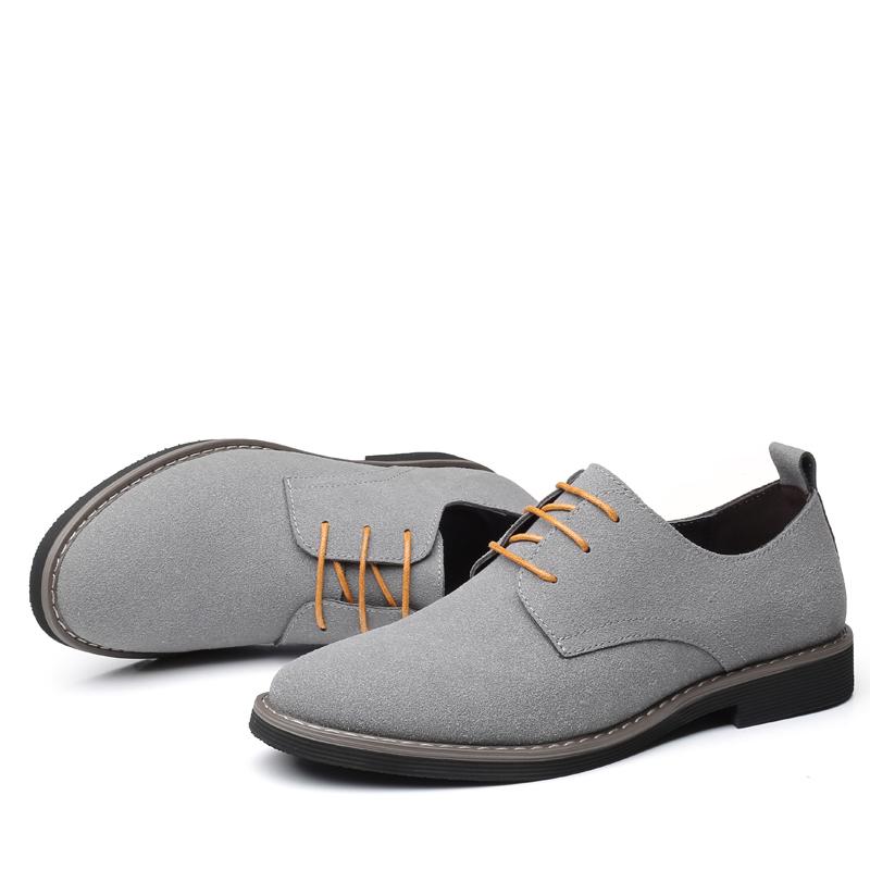 Mens Suede-Effect Derby Shoes - Classic Timeless Lace-up Front, Versatile Semi-Formal Style, Comfortable Durable Casual Dress Shoes for Business, Wedding, Formal Events and Everyday Wear - Elevate Your Men Style