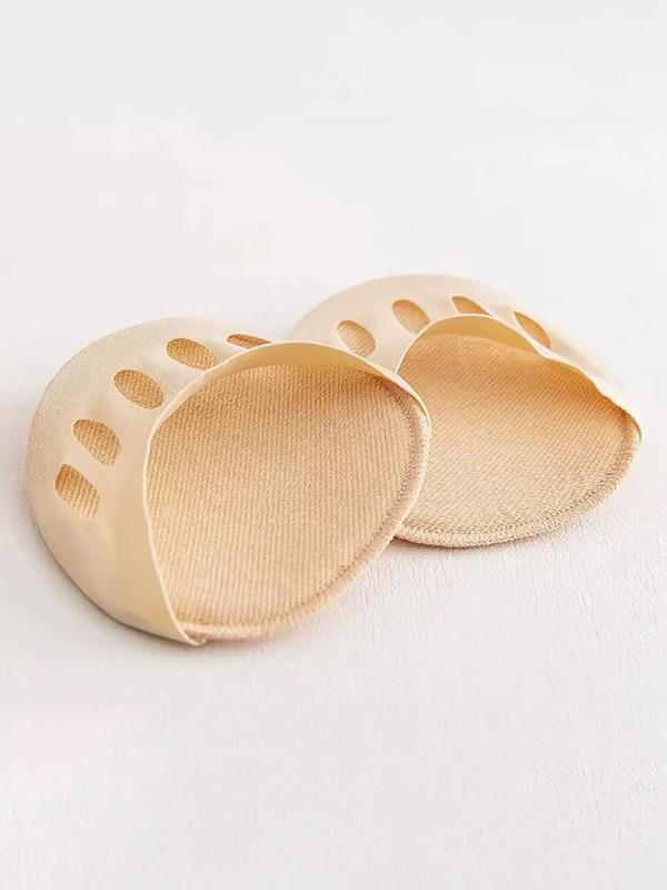 Summer Fashion Ice Silk Anti-wear Feet Five Finger Socks, Breathable Anti-slip Foot Pad for Women's Shoes, All-match Sole Sandal Insole for Daily Wear