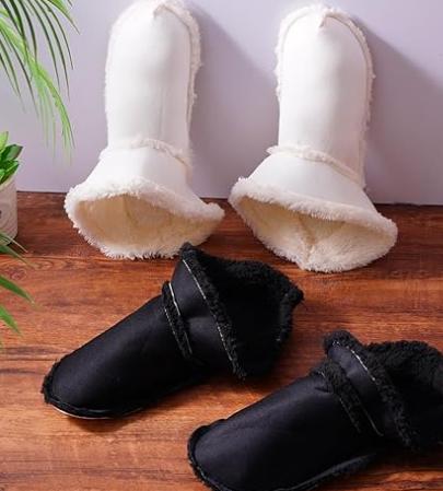 Warm Soft Cozy Fur Insole Liners Inserts for Shoes Crocs Clogs Slippers Slides Boots Footwear Comfort 2 Inch Bedroom